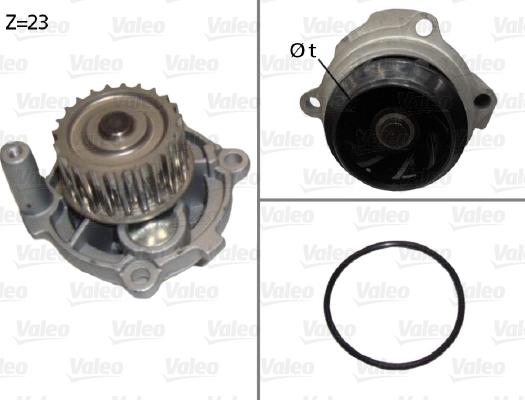 Valeo 506790 - Water Pump www.parts5.com