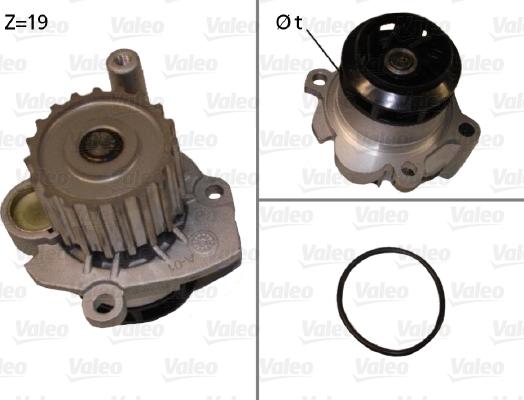 Valeo 506701 - Bomba de agua www.parts5.com