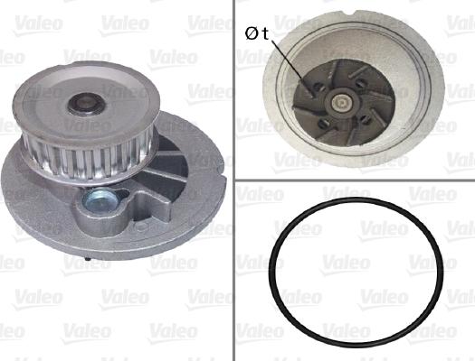 Valeo 506703 - Water Pump parts5.com