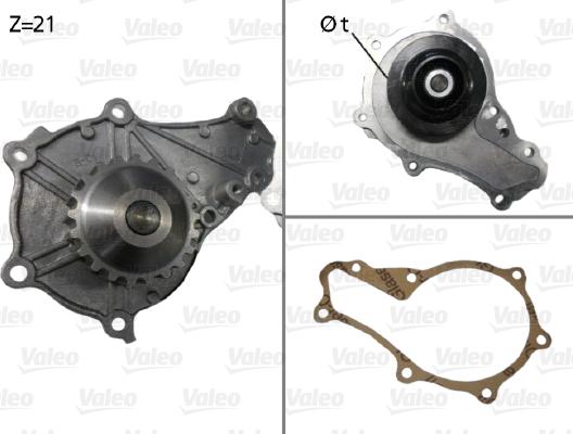 Valeo 506714 - Wasserpumpe www.parts5.com