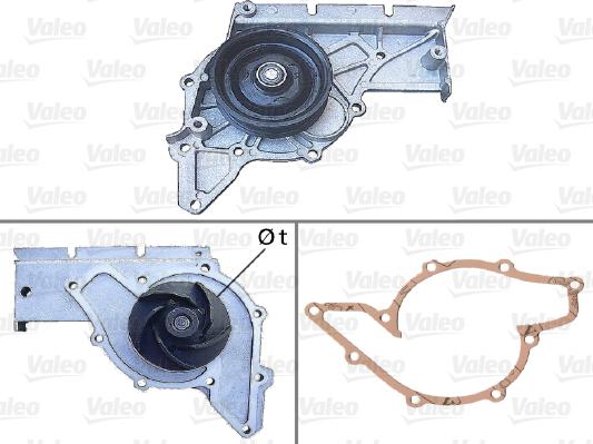 Valeo 506781 - Vesipumppu www.parts5.com