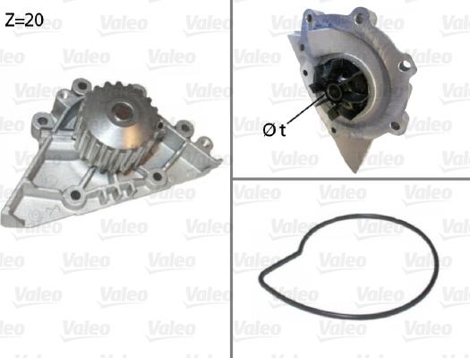 Valeo 506720 - Water Pump www.parts5.com