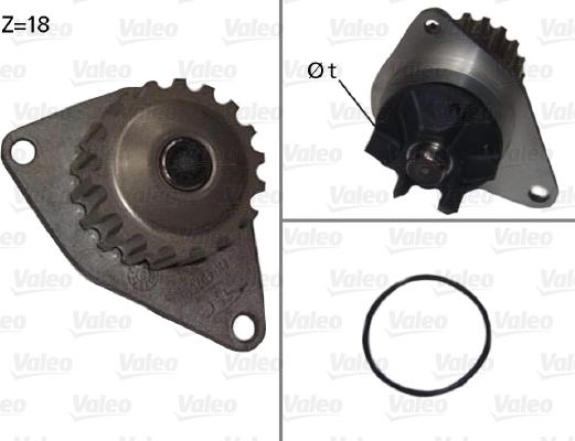 Valeo 506721 - Water Pump www.parts5.com