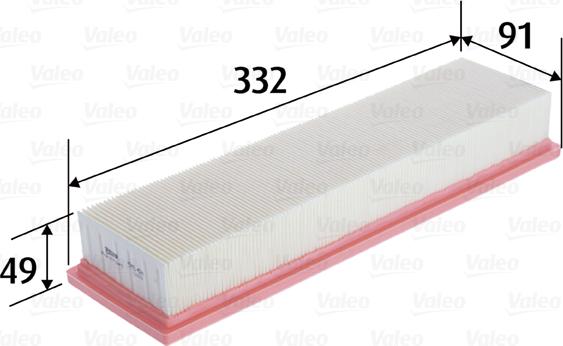 Valeo 585424 - Air Filter parts5.com