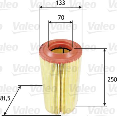 Valeo 585649 - Filtre à air www.parts5.com