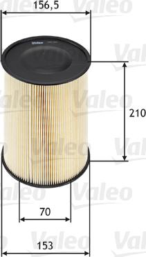 Valeo 585653 - Air Filter www.parts5.com