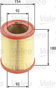 Valeo 585604 - Filter za vazduh www.parts5.com