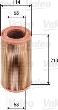 Valeo 585615 - Luftfilter www.parts5.com