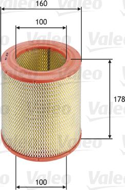 Valeo 585618 - Hava filtresi www.parts5.com