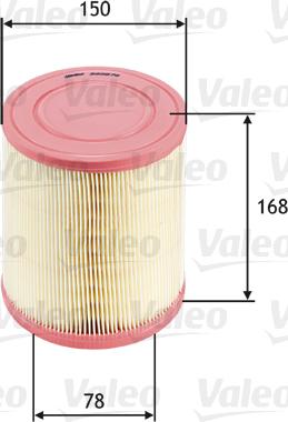 Valeo 585676 - Filtru aer www.parts5.com