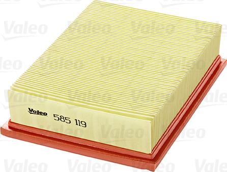 Valeo 585119 - Воздушный фильтр www.parts5.com