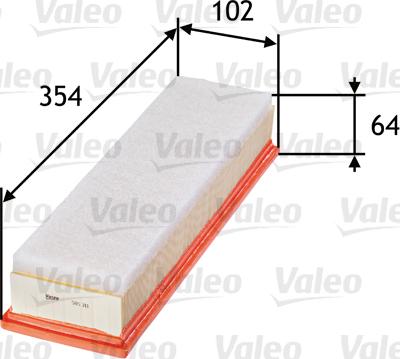 Valeo 585311 - Filtro de aire www.parts5.com