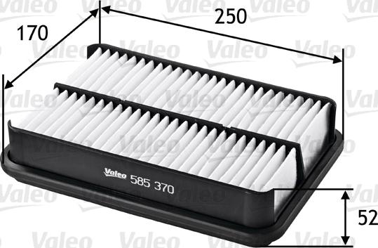 Valeo 585370 - Air Filter www.parts5.com