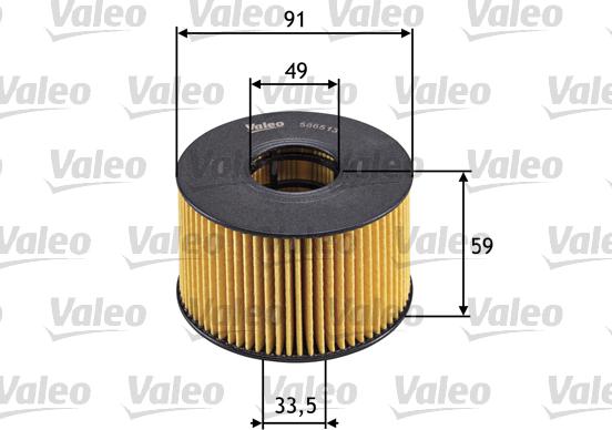 Valeo 586513 - Масляный фильтр www.parts5.com