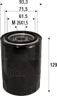 Valeo 586095 - Oil Filter www.parts5.com