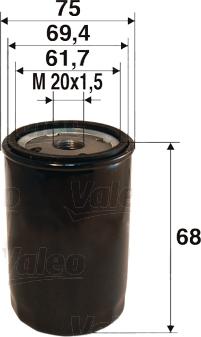 Valeo 586051 - Olajszűrő www.parts5.com