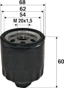 Valeo 586011 - Масляный фильтр www.parts5.com