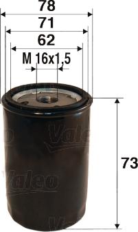 Valeo 586034 - Φίλτρο λαδιού www.parts5.com