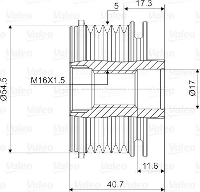 Valeo 588026 - Jermenica, alternator www.parts5.com