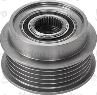 Valeo 588115 - Pulley, alternator, freewheel clutch www.parts5.com