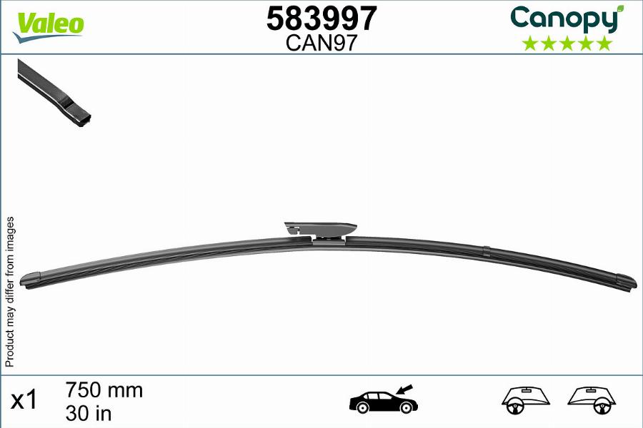 Valeo 583997 - Wiper Blade www.parts5.com