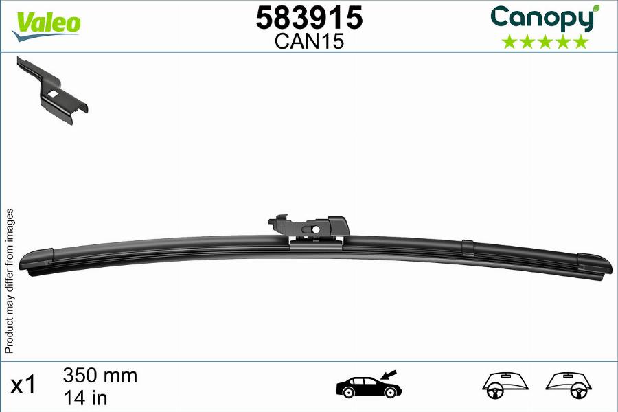 Valeo 583915 - Limpiaparabrisas www.parts5.com