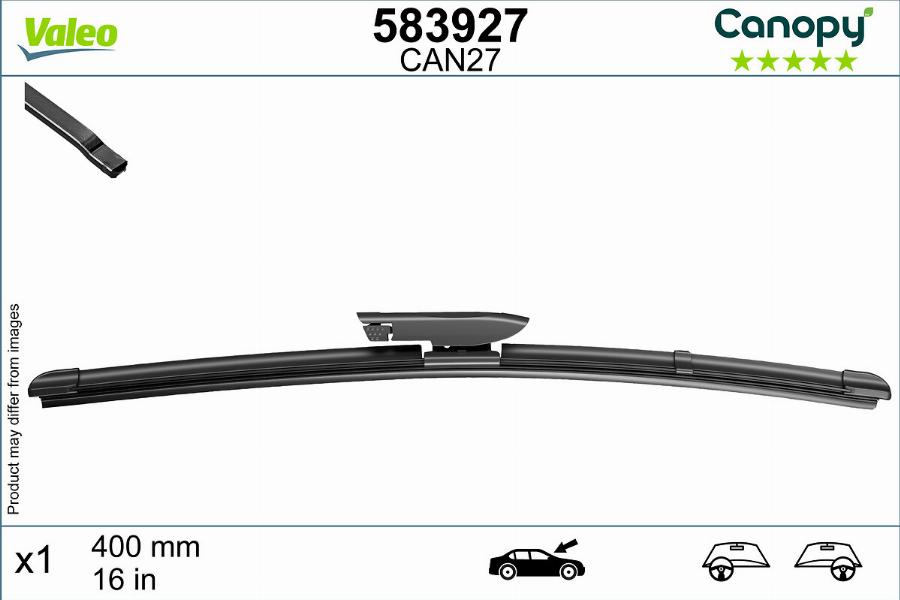 Valeo 583927 - Stieracia liżta www.parts5.com