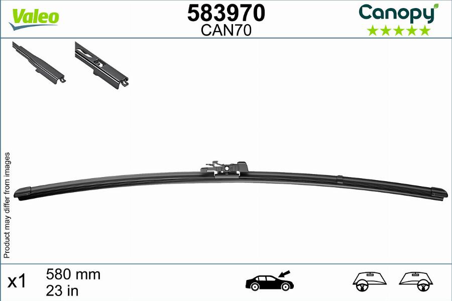 Valeo 583970 - Wischblatt www.parts5.com