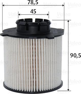 Valeo 587932 - Filter za gorivo www.parts5.com