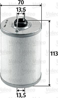 Valeo 587920 - Маслен филтър www.parts5.com