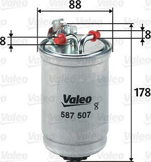 Valeo 587507 - Filtre à huile www.parts5.com