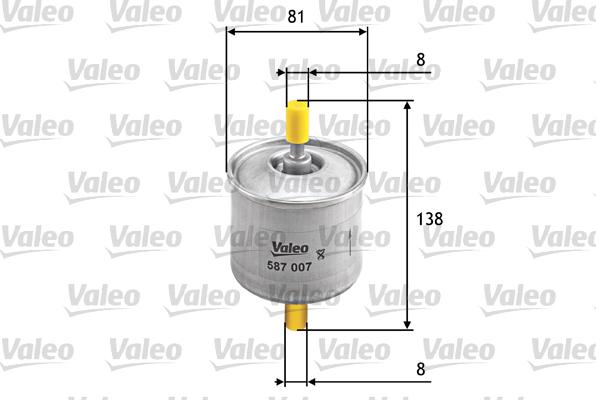 Valeo 587007 - Filtru ulei parts5.com