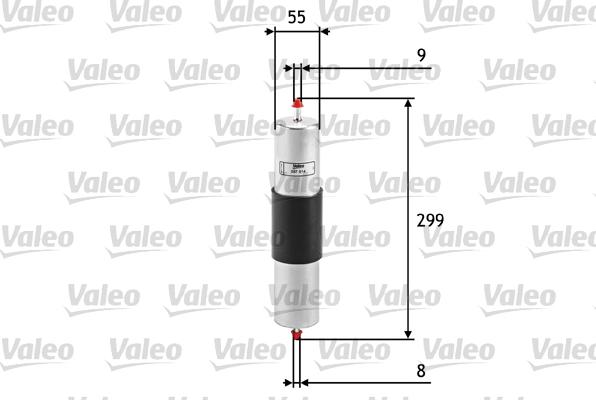 Valeo 587014 - Fuel filter parts5.com