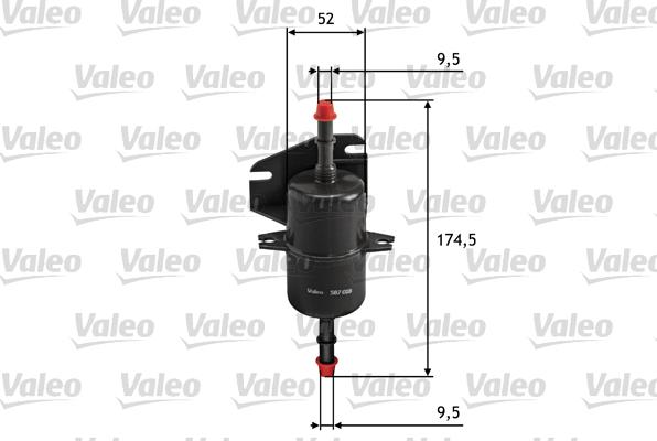 Valeo 587018 - Polttoainesuodatin www.parts5.com