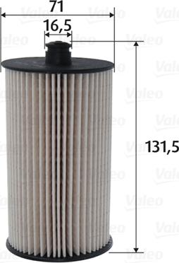 Valeo 587071 - Filtru combustibil www.parts5.com