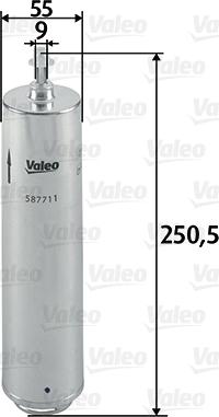 Valeo 587711 - Olejový filtr www.parts5.com