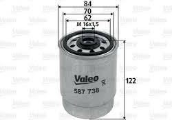 Valeo 587738 - Filtre à carburant www.parts5.com