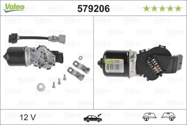 Valeo 579206 - Silecek motoru www.parts5.com