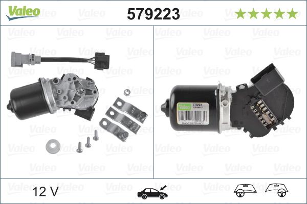 Valeo 579223 - Motor brisalnika www.parts5.com