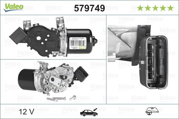 Valeo 579749 - Wiper Motor www.parts5.com