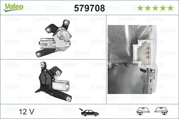 Valeo 579708 - Motor brisača www.parts5.com