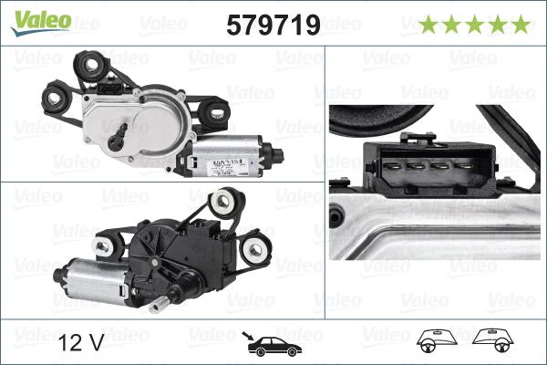 Valeo 579719 - Motor del limpiaparabrisas www.parts5.com