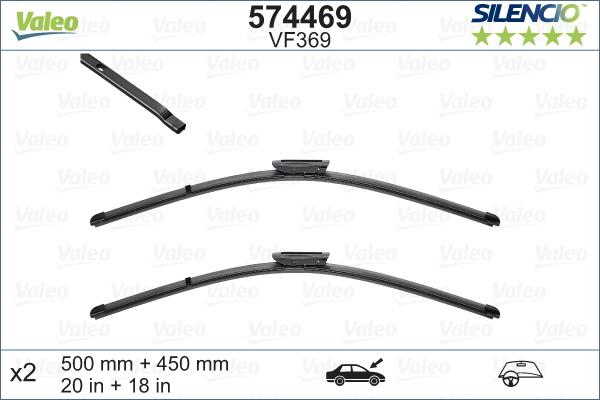 Valeo 574469 - Limpiaparabrisas www.parts5.com