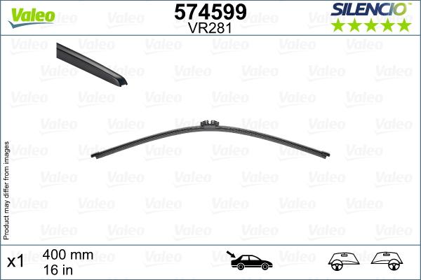 Valeo 574599 - List stěrače www.parts5.com