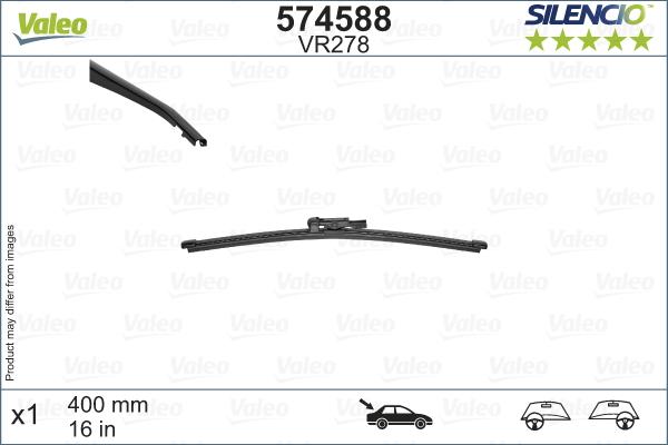 Valeo 574588 - Wiper Blade www.parts5.com