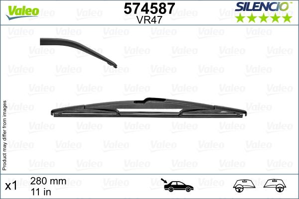 Valeo 574587 - Wiper Blade www.parts5.com