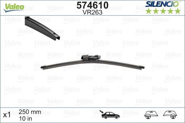 Valeo 574610 - Wiper Blade www.parts5.com