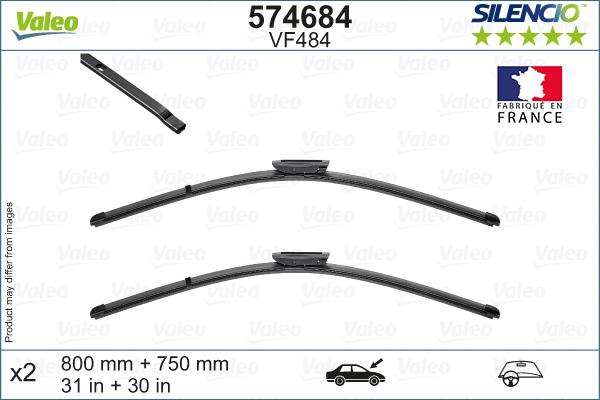 Valeo 574684 - Wiper Blade www.parts5.com