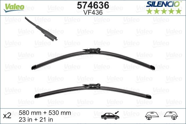 Valeo 574636 - Limpiaparabrisas www.parts5.com