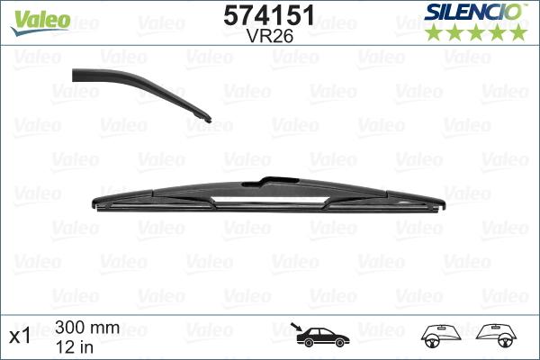 Valeo 574151 - Wiper Blade www.parts5.com